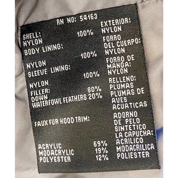 Marc New York Down Feather 8 Pockets Black Zip High Collar Puffer Coat - Picture 11 of 11